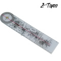 3pcs/lot Spinal goniometer distal radioulnar joint ruler medical ruler Angle protractor Bone measurements feet