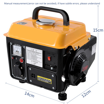 Low Noise Gasoline Generator Portable Household Miniature 2-stroke Single Phase Gasoline Generator 110V/220V 700W 63CC