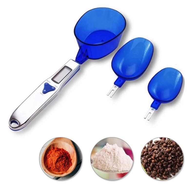 500g/01g Kitchen Scales LCD Digital Volumn Food Scales Portable Electronic Spoon Ladle Scale Weights Cake Tool Cooking Tools Hot