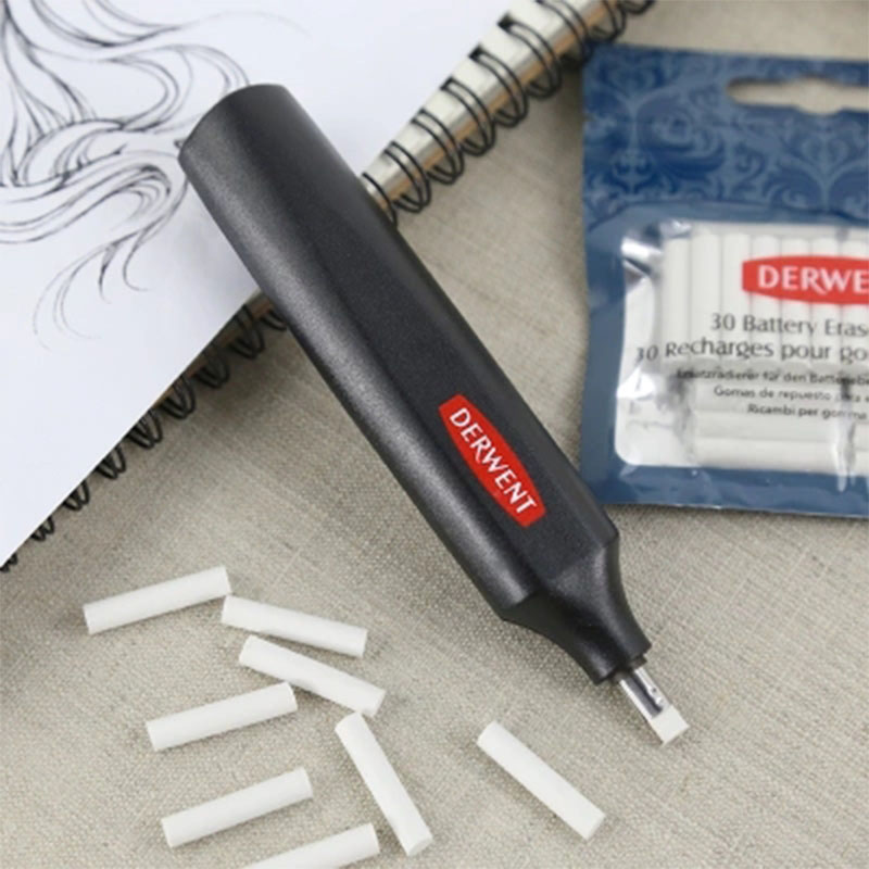 British Derwent Battery Eraser For Sketch Drawing Pencil Eraser Rubber Refills School & Office Supplies