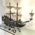 2344pcs/set 19777 16042 Pirates of The Caribbean Movie Captain Jack Silent Mary 71042 Building Blocks Bricks kids Toys