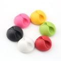 6pcs Silicone Multipurpose Cable Clamp Wire Clips Holder Organizer for PC Desktop Color Random