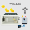 3KVA 2400W 24V 220V Solar Inverter Hybrid Inverter Pure Sine Wave Built-in MPPT Solar Controller Battery Charger Home Inversor