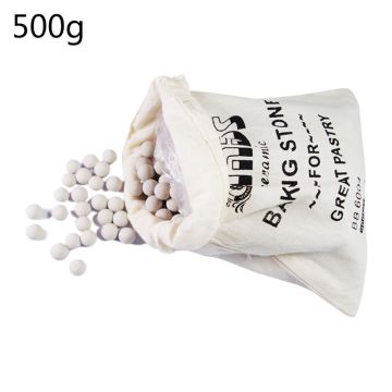 500g Cordierite Pie Baking Beans Beads Press Stone Weights with Storage Bag New