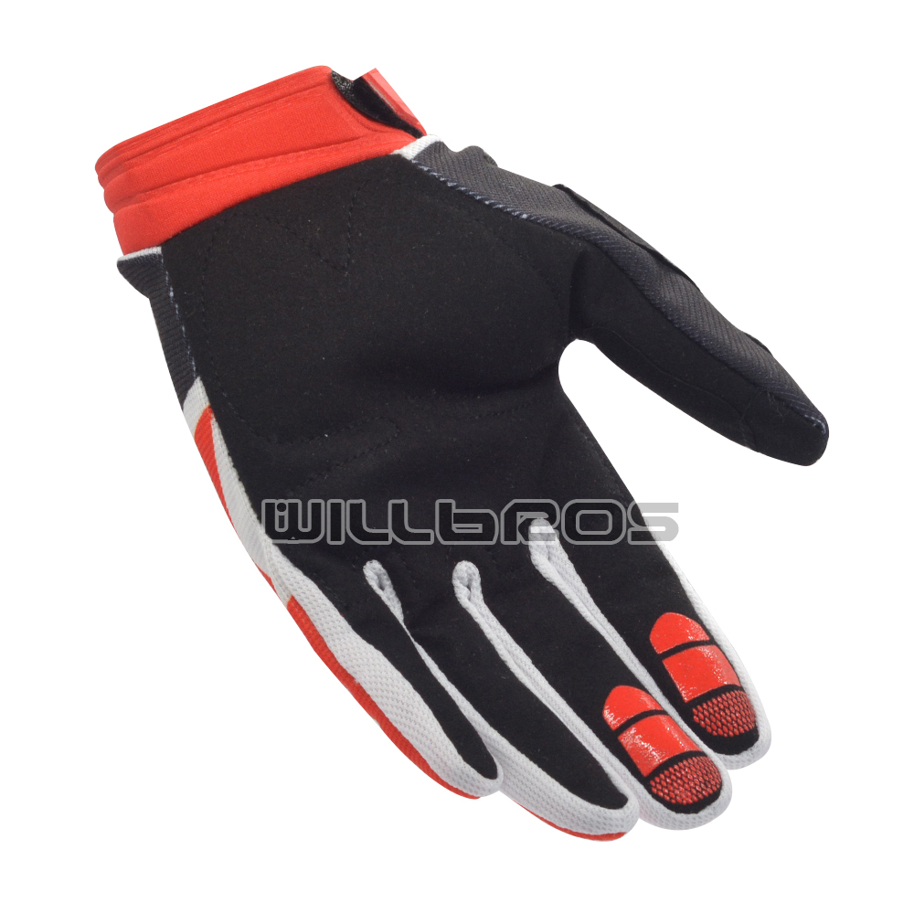 Delicate Fox Blue White Gloves Motocross Motorbike Mountain Bicycle Dirtpaw Off-Road Enduro Racing Gloves