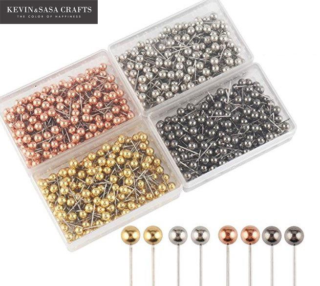 800Pcs/Set Colorful Push Pins Set 200Pcs Per Color Quality Metal Pushpin Thumbtack Office Supplies Schools Stationery Office