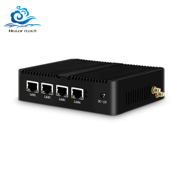 BEBEPC Fanless Mini PC Celeron J1900 4 LAN Gagabit Ethernet Industrial Pc Windows 10 Firewall Router Hdmi vga wifi Mini Computer