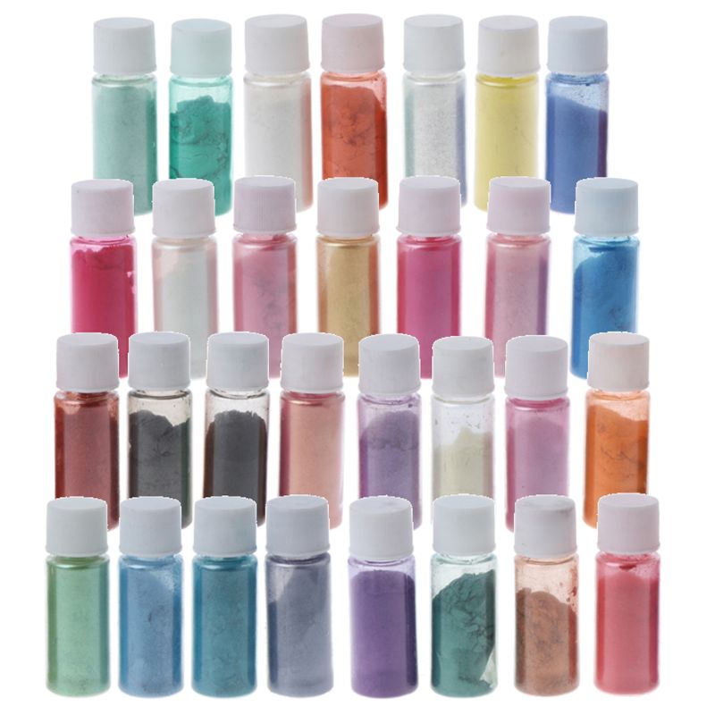 30 Colors Mica Powder Epoxy Resin Dye Pearl Pigment Natural Mica Mineral Powder