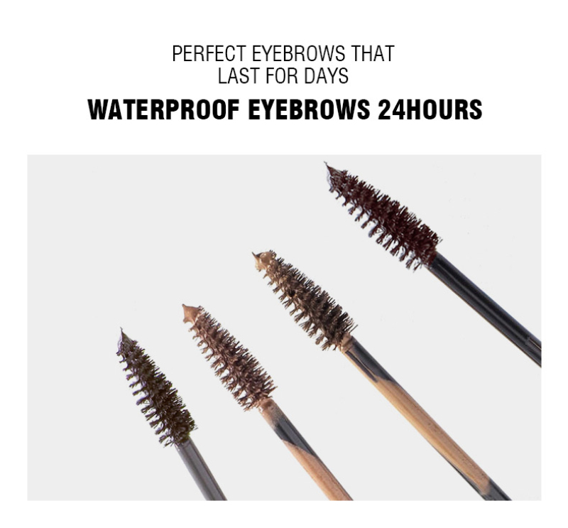 4 Colors Eyebrow Mascara Cream Brush Microblading Long Lasting Waterproof Eye Brow Gel Pen Makeup Cosmtic Tool Sobrancelh TSLM1