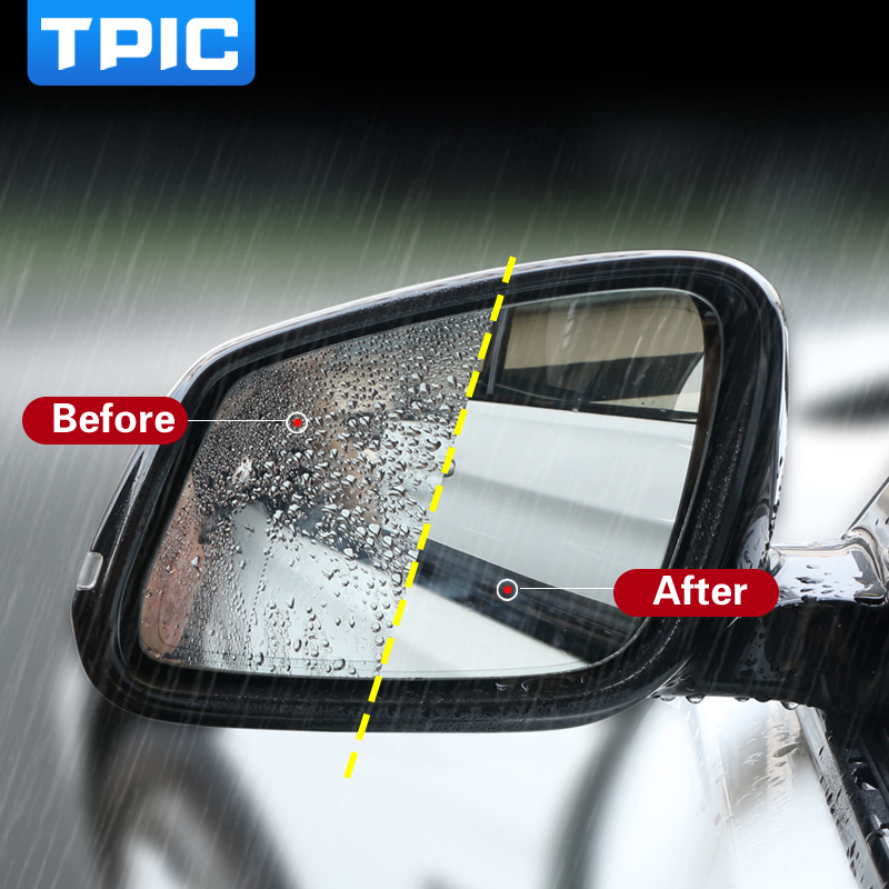 TPIC 2Pcs/Set anti Fog Rainproof car mirror window clear film waterproof protective membrane car Stickers For BMW F30 F20 F10