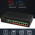10 Ports 1000Mbps POE Gigabit Switch VLAN Power Supply Switch at 250M 52V Ethernet Switch for IP camera/Wireless AP/POE Camera