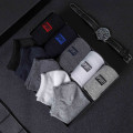 10 Pairs Men Socks Cotton Breathable Sweat-Absorbent Thin Spring Autumn Black Socks Deodorant Business Men Socks Pack Socks