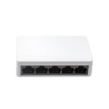 RJ45 Network Switch 5 Ports Fast Ethernet 10/100Mbps LAN Switcher Hub with Power Adapter for Desktop PC