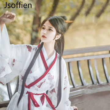 Traditional Hanfu Costume for Women Chinese Ancient Tang Dyansty Folk Dance Dress Lady Oriental Tang Dynasty Princess Clothing