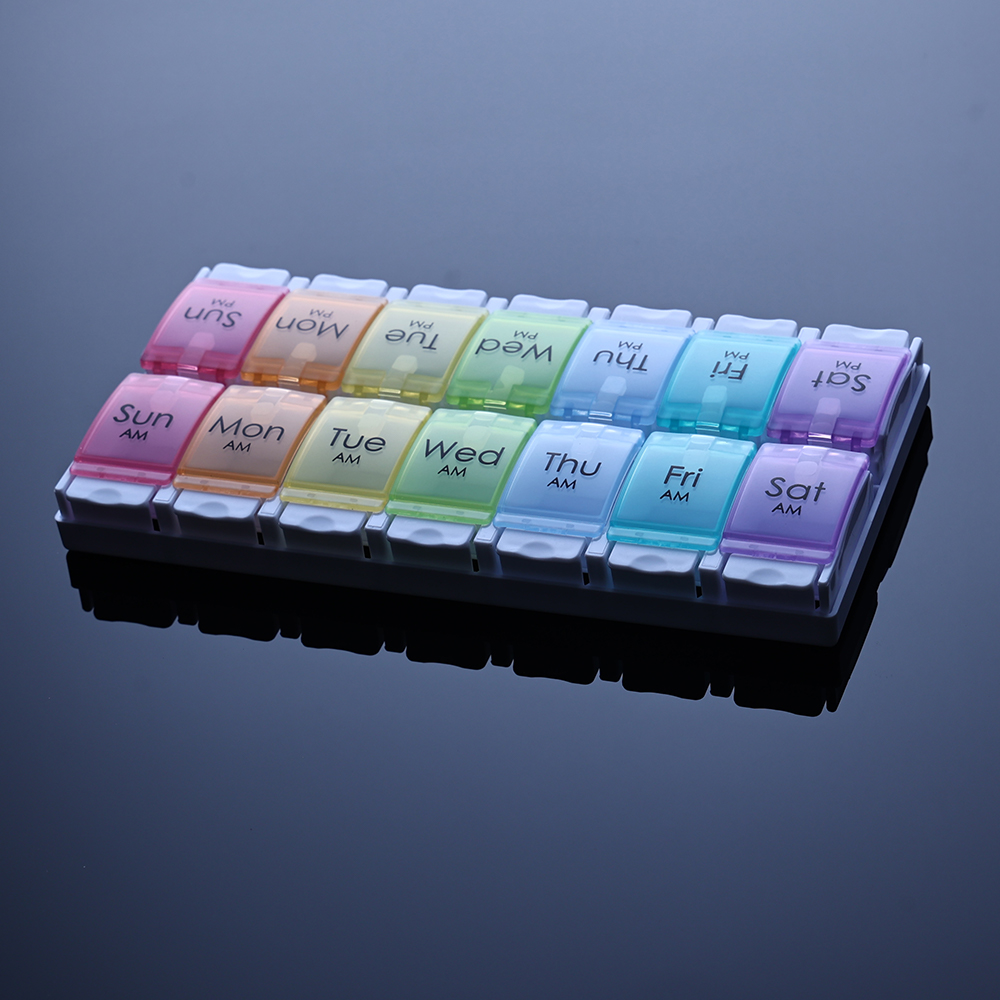Weekly 7 Day Pill Organizer For Pillsvitaminfish Oil