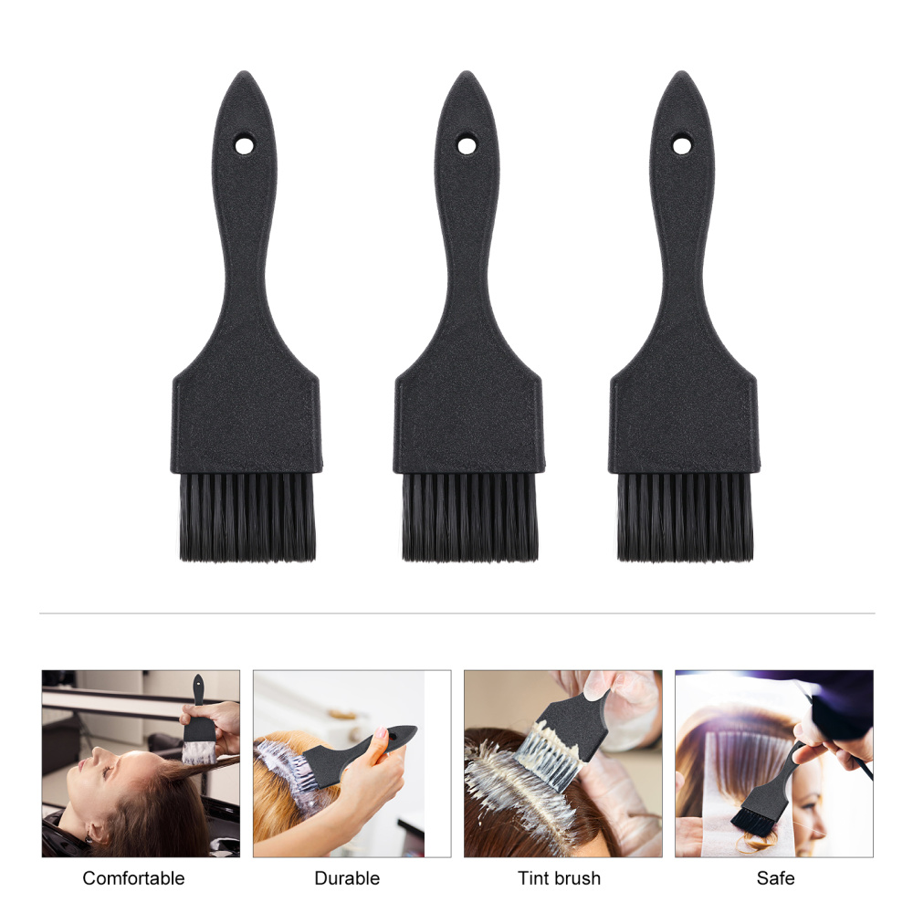 3Pcs Hair Coloring Brush Hair Dyeing Tool Hair Tinting Hair Brush for Hair Salon