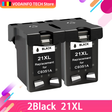 Royek 2BK Ink Cartridge For HP 21 21xl compatible For HP21 Deskjet F2280 F380 F2100 F2110 F2240 F2180 F2250 F4100 D1360