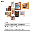 11Pcs Wood Picture Frame Wall Hanging Photo Frame For Hallway Bedroom Living Room Home Decor Family Frame For Pictures