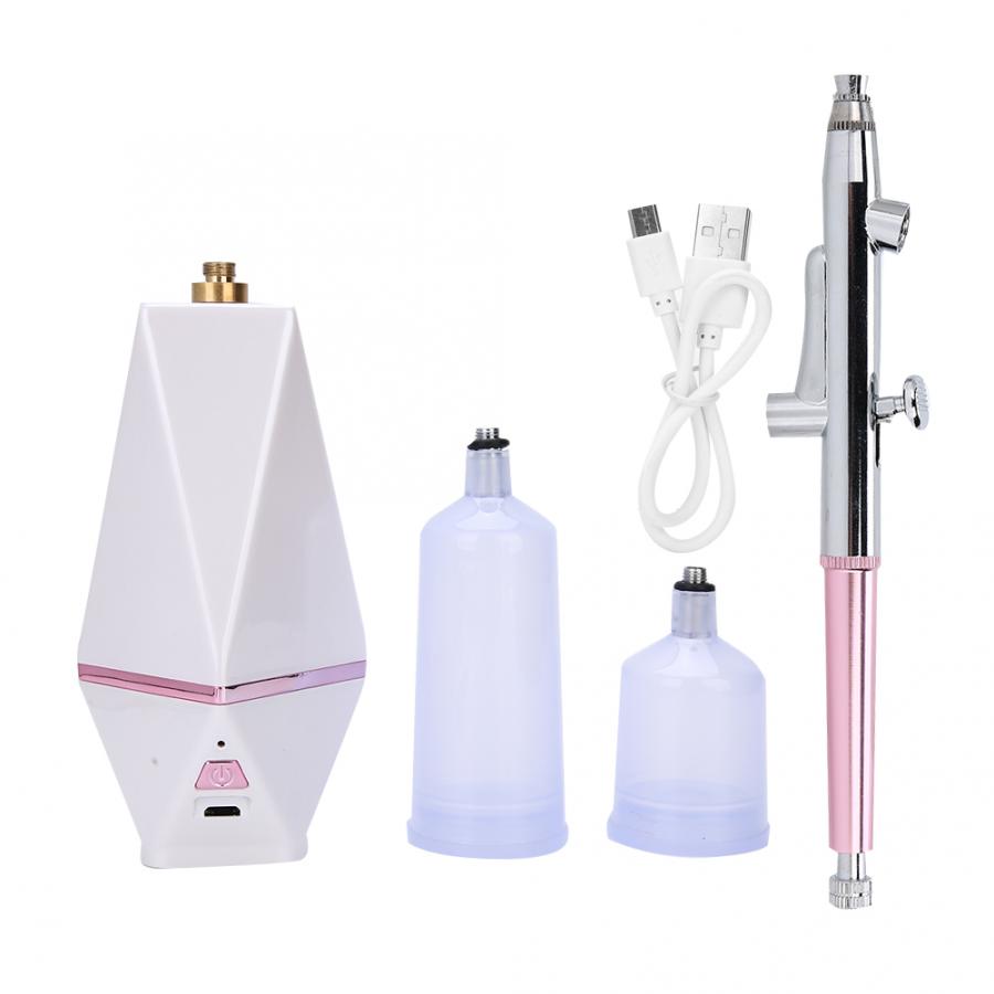 Portable Cosmetic Airbrush Makeup Spray Air Brush Oxygen Sprayer Face Moisturizing Body Paint Nail Painting Tattoo Airbrush Gun