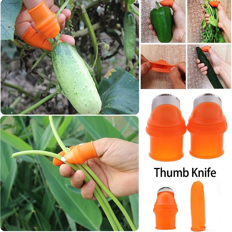 Thumb Cutter Separator Finger Tools Picking Device for Garden Harvesting Plant Gardening Best Price