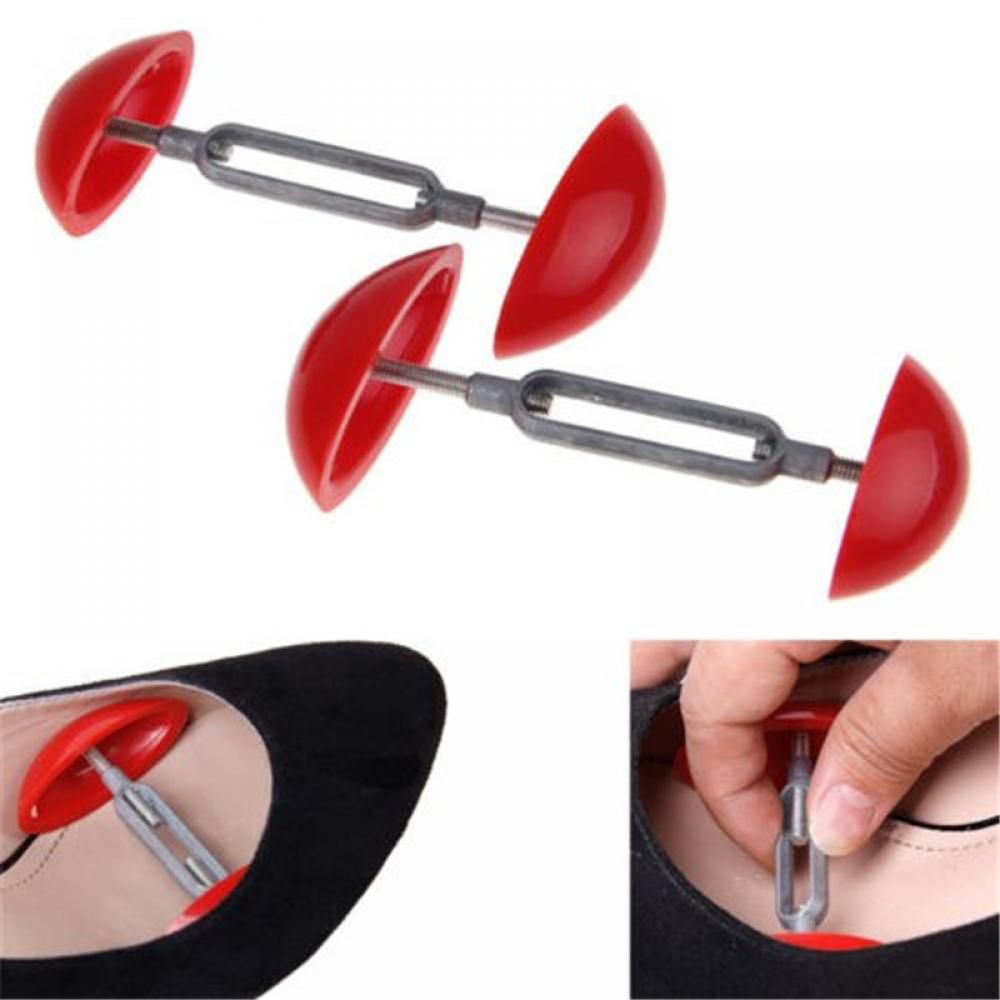2 Pieces Shoes Stretcher Keepers Adjustable Plastic Women Mini Support Shoe Care Extender Shapers Expander Accessories