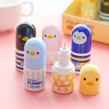 Cute Kawaii Plastic Correction Fluid Corrector Tape Creative Novelty Chick Correction Tapes Office School Stationery