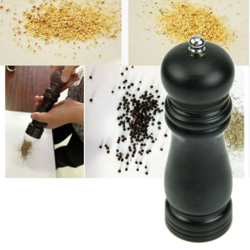 Kitchen Pepper Grinder Classical Wooden Pepper Spice Salt Mill Grinder Muller Tool Hand Movement Manual Pepper Mills