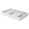 Gray Velvet Suede Ring Earring Organizer Ear Studs Jewelry Display Display Stand Stylish Jewelry Box Case Cover Box