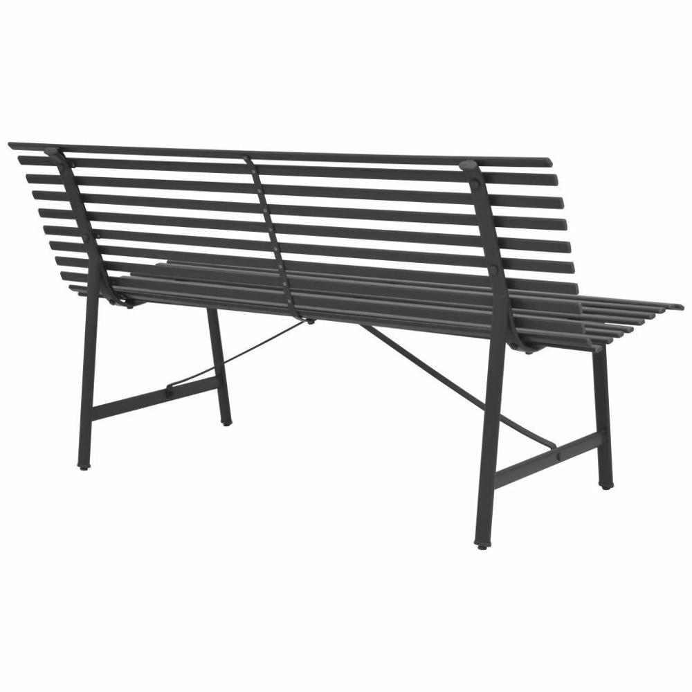 [AU Warehouse]Furniture Garden Bench 150 cm Steel Anthracite