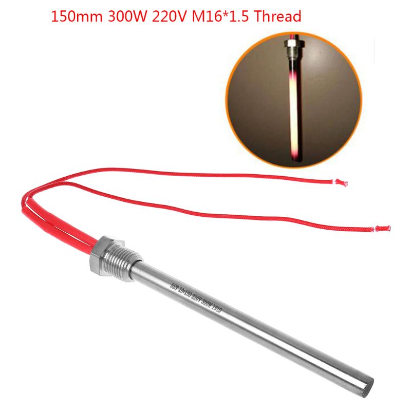 350W 220V Ignition Igniter Hot Rod Wood Pellet Stove 10*140/150/170mm M16*1.5 77UD