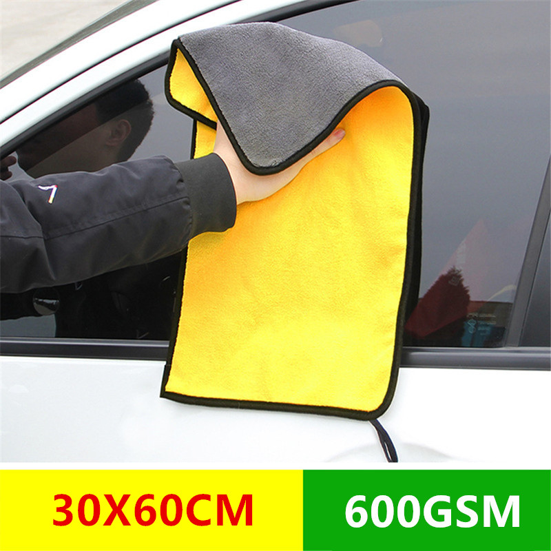 Car Coral Fleece Auto Wiping Rags Efficient Super Absorbent Microfiber Cleaning Cloth Home Car Washing Cleaning Towels