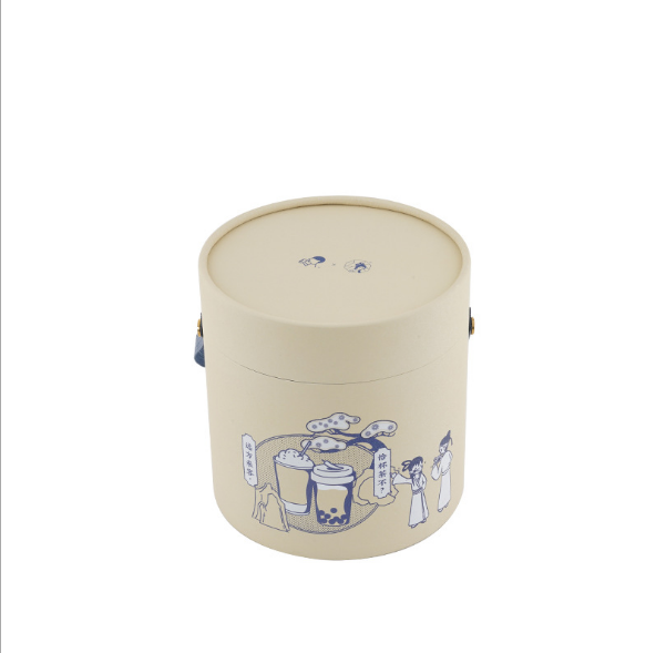 Round Box With Handle