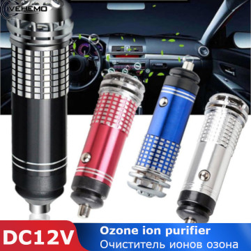 Portable Air Ionic Purifier Ionizer Oxygen Bar Vehicle Car Fresh Multicolor Mini Deodorize Ozone Cleaner Car Ionic Purifier