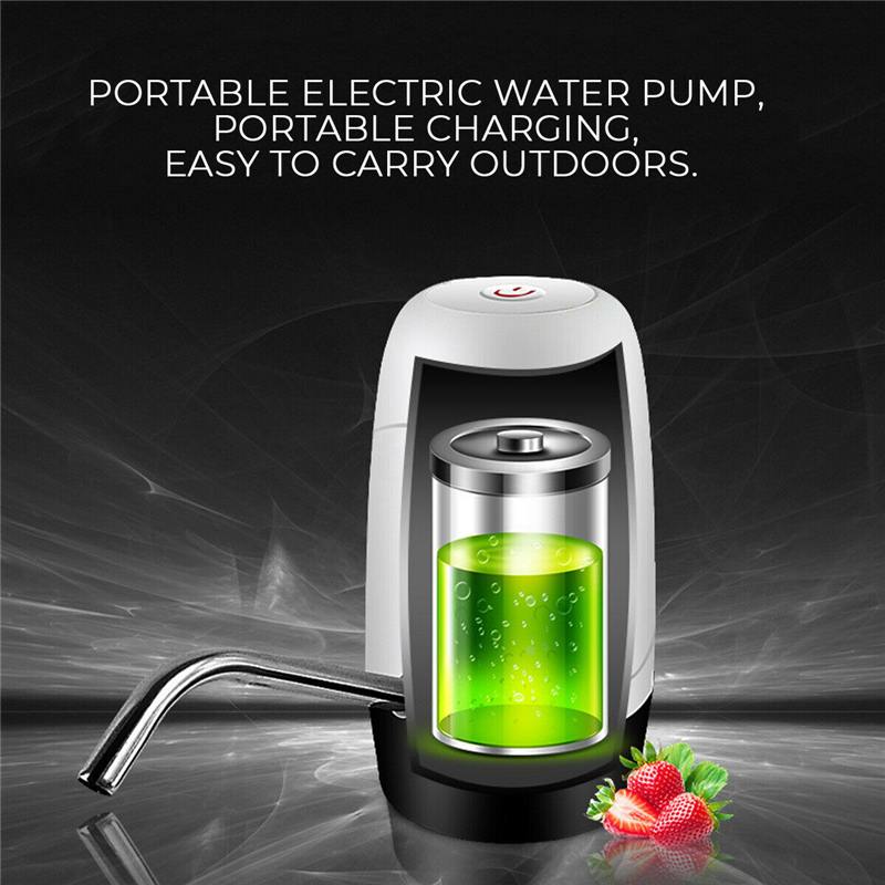 Water Bottle Pump USB Charging Automatic Drinking Water Pump Portable Electric Water Dispenser Water Bottle Switch