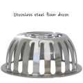 Stainless Steel Anti-clogging Roof Floor Drain, Roof Gutter Sewer Drain Pipe Anti-rat Filter, Large Displacement Rain Strainer