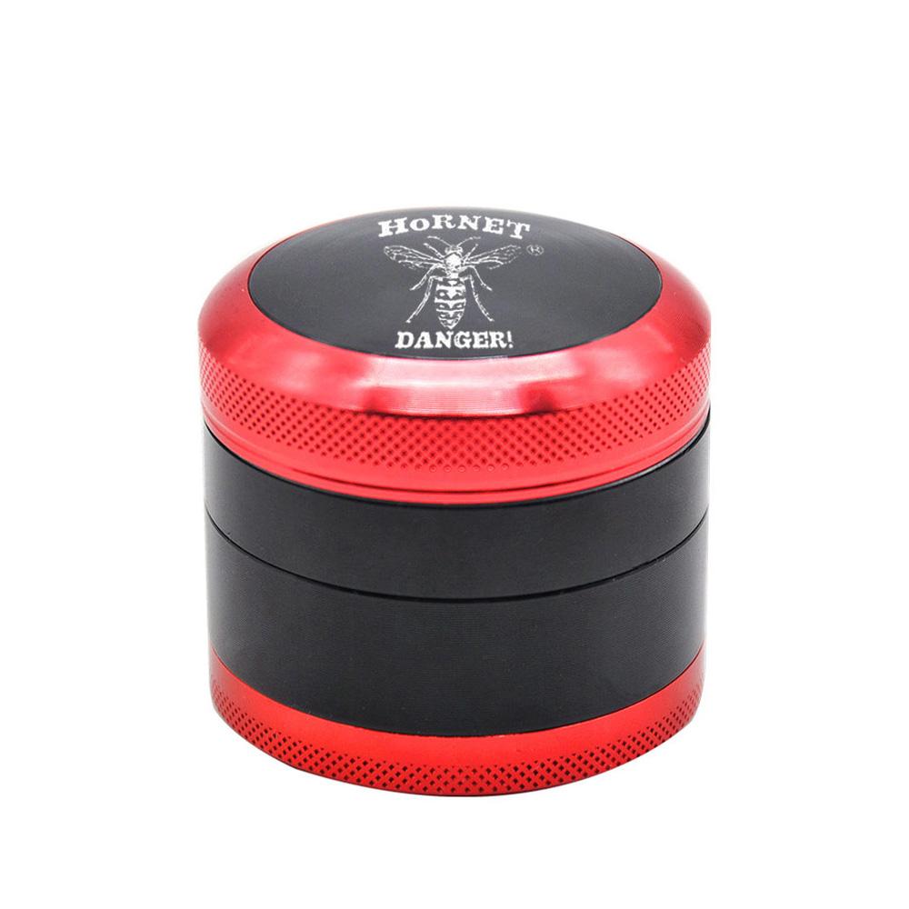HORNET Grinder Herbal Spice Crusher Is Equipped With A Small Scraper Aluminum Smoke Crusher Tobacco Grinder Smoking Accessories
