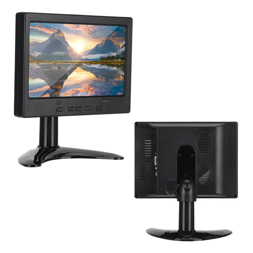7 Inch Monitor Portable Multi-function Display HDMI/VGA/AV Input 16:9 lcd monitor for Raspberry Pi,car display,CCTV ect (3 Type)