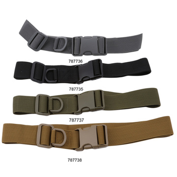 Canvas Tactical Sport Belt With Plastic Buckle Military Adjustable Outdoor Fan Waistband Tactical Belt Waist Back Support Belt