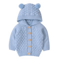 2020 Baby Boy Girl Autumn Winter Warm Newborn Girl Baby Fashion Long Sleeve Hooded Knitting Coat Kids Clothing Outfits