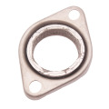 2pcs Universal 2.5 Collector Flange and Donut Gasket Header Stainless Steel For Civic 2.5" Exhaust Integra