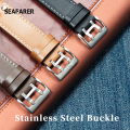 Genuine Leather Watch Band For Hamilton Khaki Field Watch h760250 h77616533 Watchband Seiko Watch Strap 20mm 22mm Button Buckle