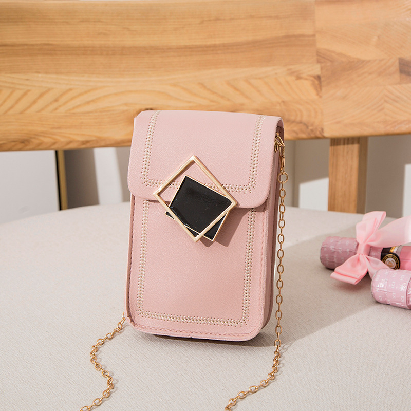 Mini bag female 2020 new fashion Joker casual shoulder mobile phone bag simple small fresh slung bag