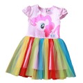 2020 New My Baby Girl Dress Children Girl little Pony Dresses Cartoon Princess Party Costume Kids Clothes Summer Clothing