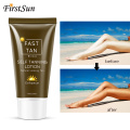 2pcs Body Bronze Self Sun Tanning Enhance Lotion Tanning Cream Natural Bronzer Sunscreen Tanner Lotion Skin Darken Sun Tan Oil