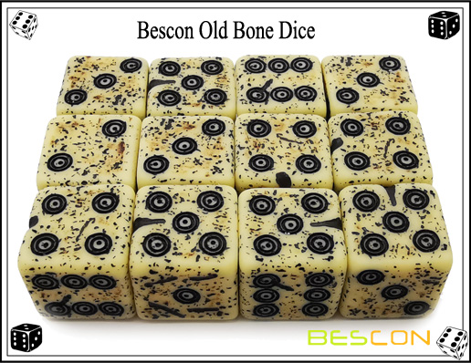 Bescon Old Bone Dice-5
