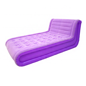 PVC Flocking Blow Up Elevated Raised Air bed