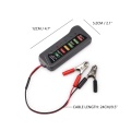 12V Car Battery Tester Digital Alternator Tester 6 LED Lights Display Car Diagnostic Tool Auto Battery Tester For Car Truck 12V