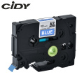 CIDY Tze 535 Tz535 White on Blue Laminated Compatible P touch 12mm tze-535 tz-535 tze535 Label Tape Cassette Cartridge