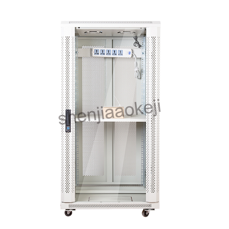 22U Cabinet Web Server Cabinets network rack server stored program controlled switching cabinet monitor 1pc