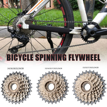 6 7 8 Speed Bicycle Freewheel Thread or Cassette For Mountain E Bike 13-28T 6/7/8-Speeds Flywheel For Electric Bike in Stock